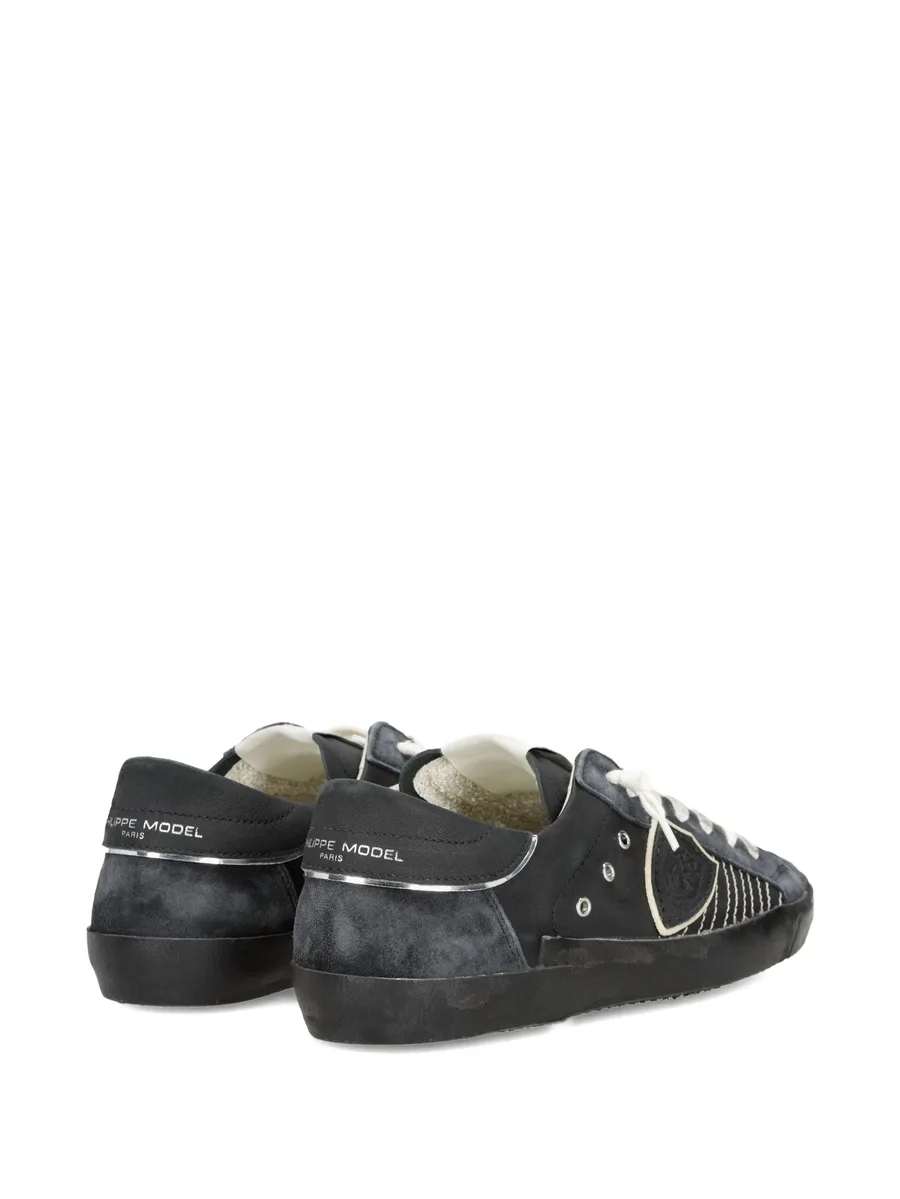 Prsx suede-panelled low-top sneakers 12