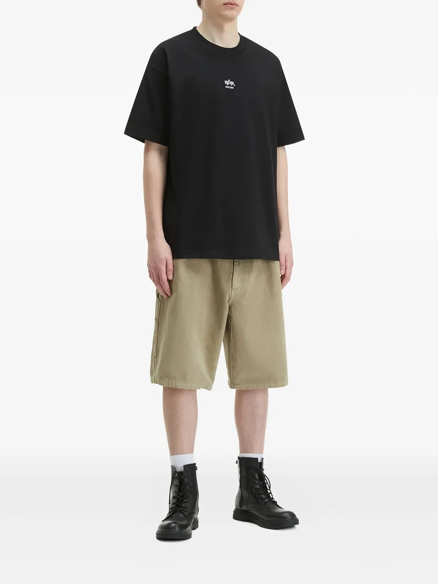 utility-pockets cotton shorts 3