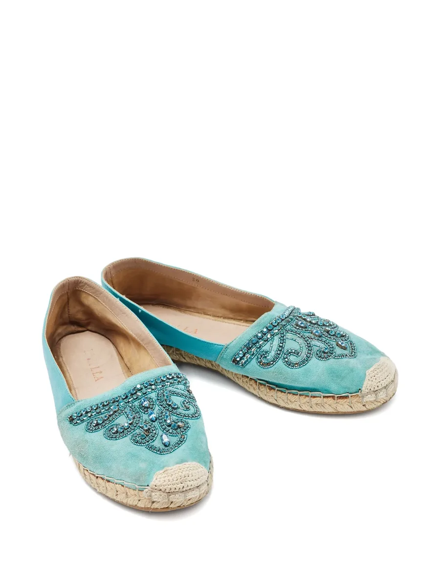 embellishment jute flat espadrilles 6
