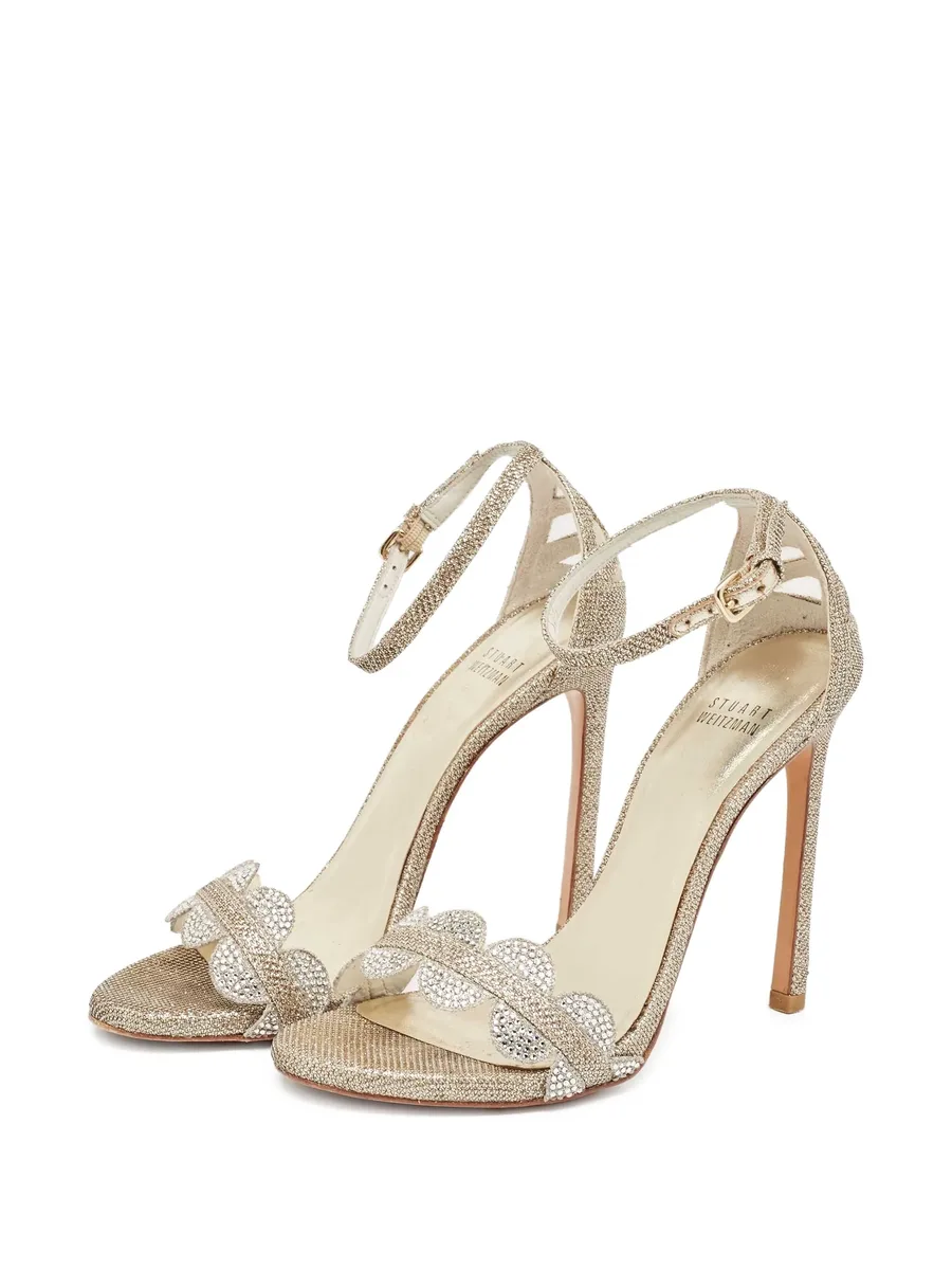 pre-owned 100mm embellished sandals 5