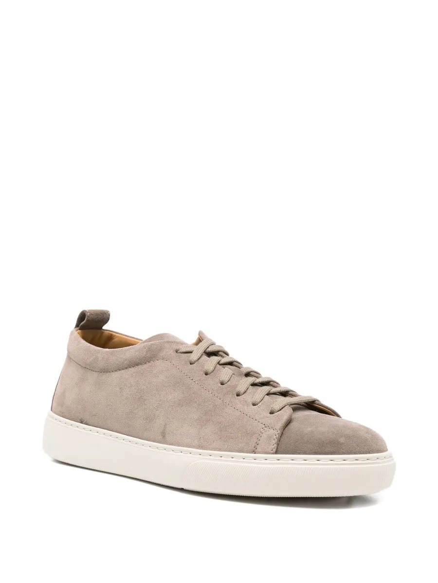 suede lace-up sneakers 3