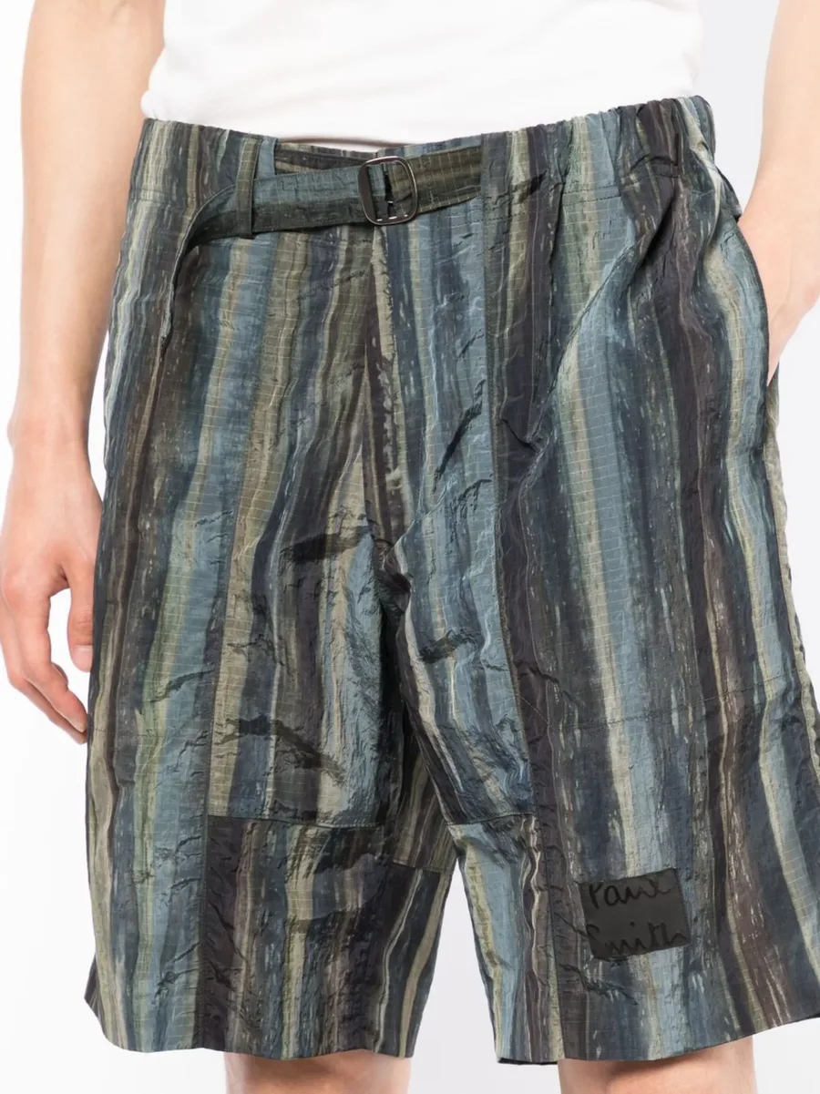 Woodland-print Bermuda shorts 10