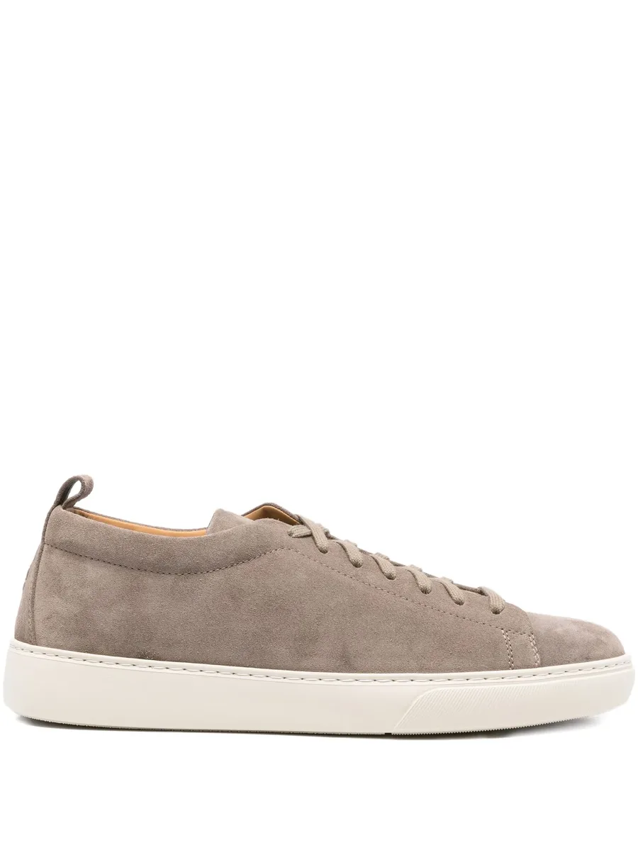 suede lace-up sneakers 2