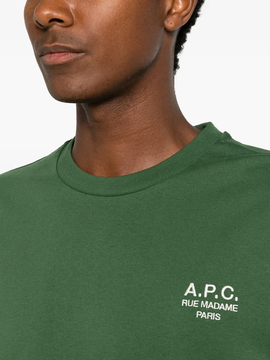 Rue Madame logo-print crew-neck T-shirt 10