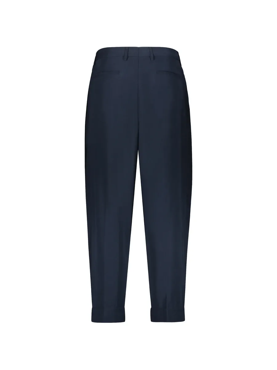 pleated turn-up trousers 2