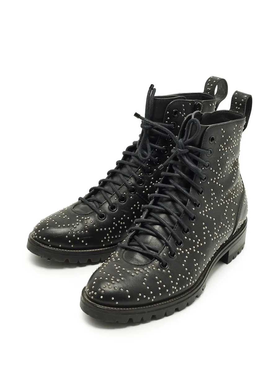 Cruz studded combat boots 8