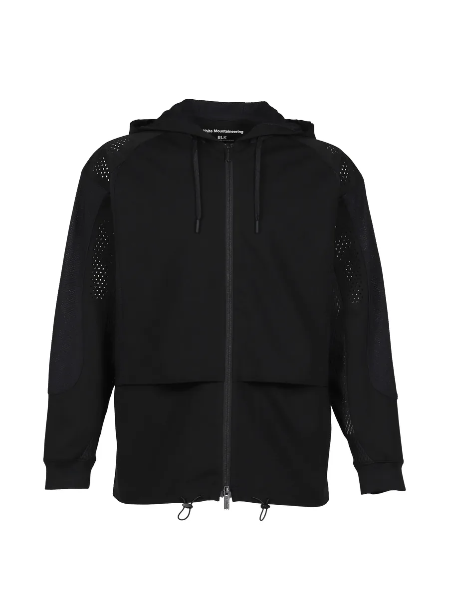 layered zip-up hoodie 1
