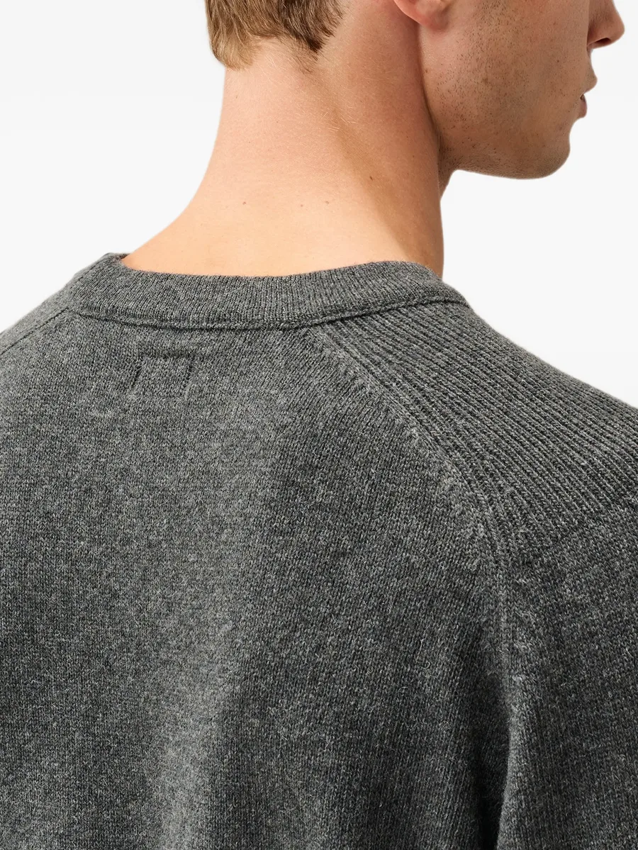 lambswool Lens crewneck sweater 6