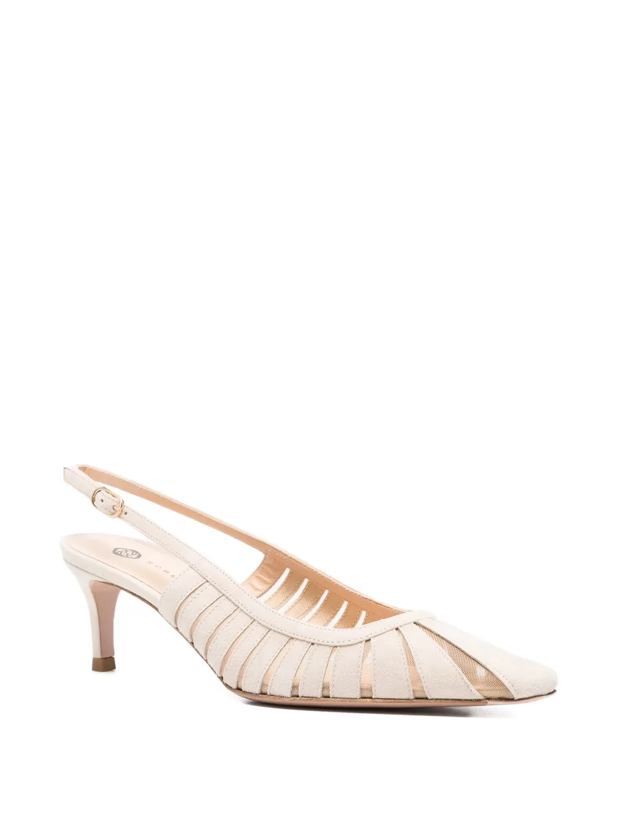 Fenice slingback pumps 4