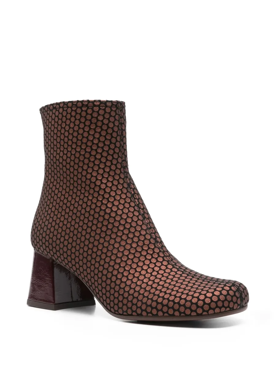 60mm perforated leather block-heel boots 3