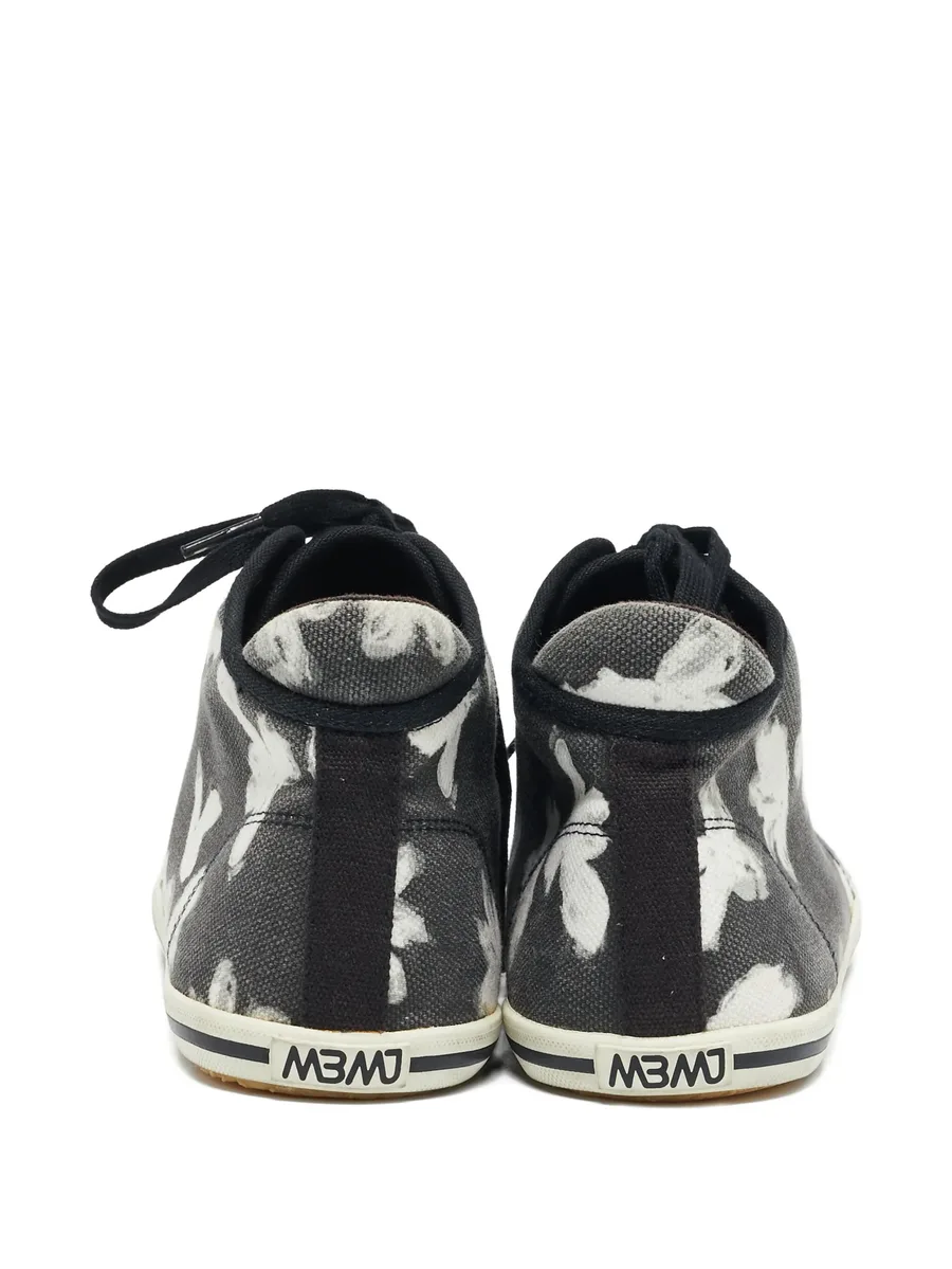 polka dot canvas sneakers 4