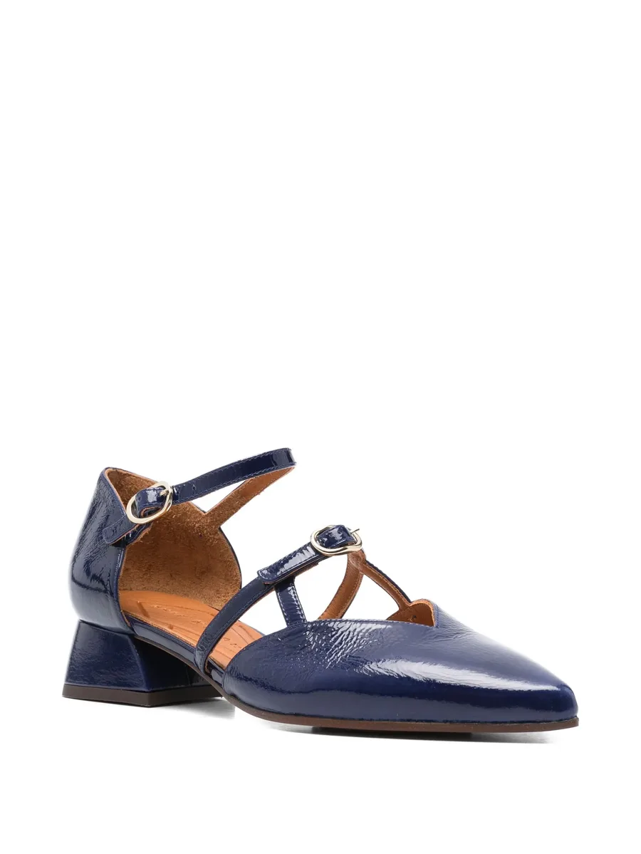 30mm double-buckle heeled pumps 3