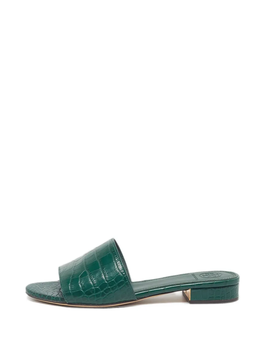 Martine croc-embossed sandals 1