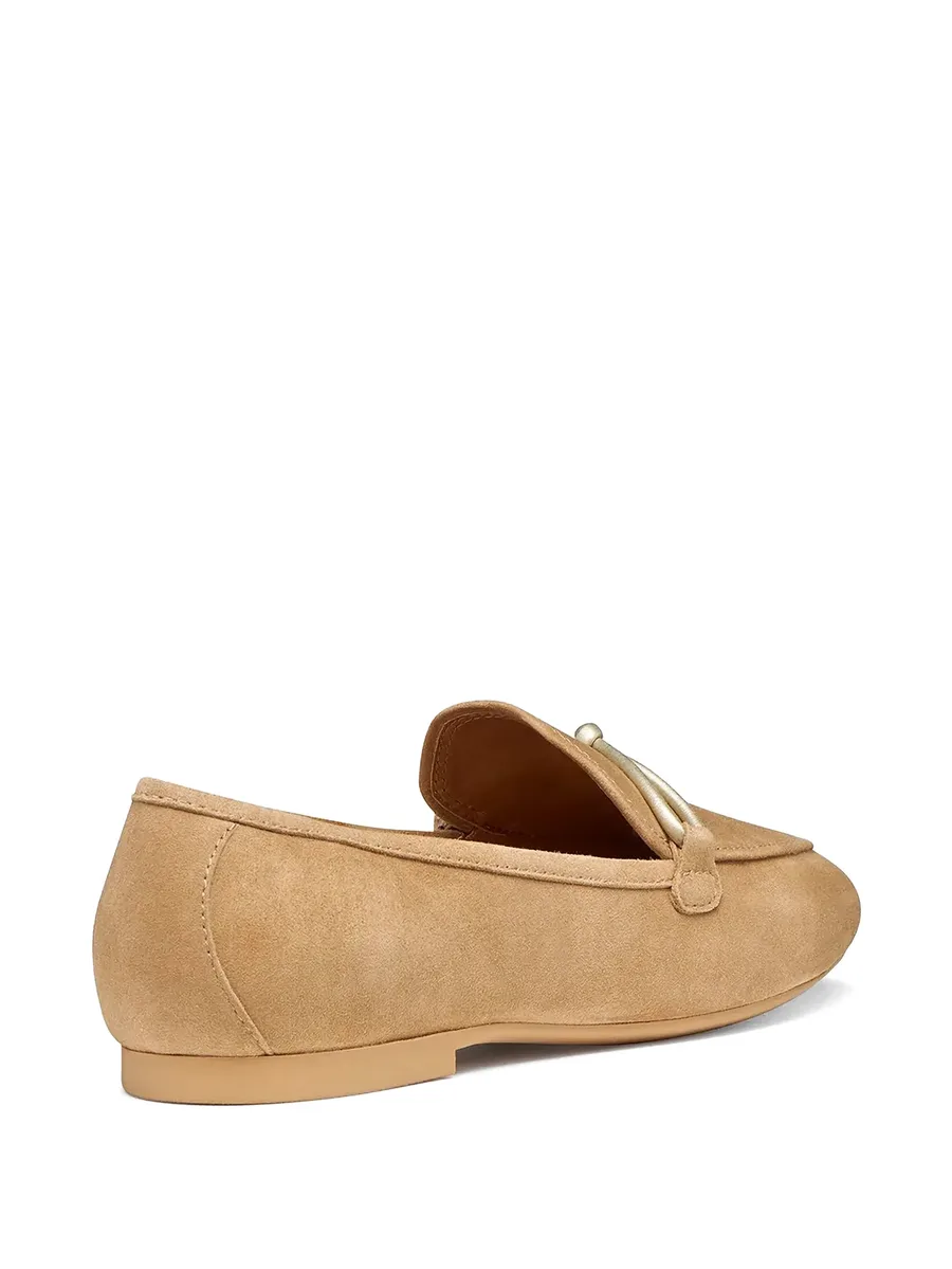 New Palmaria knot-detail suede loafers 5