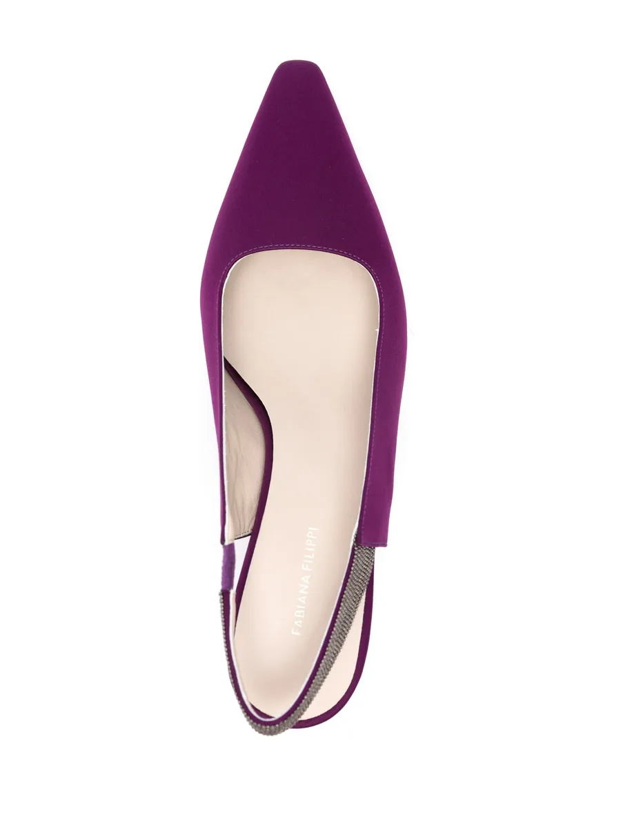 crystal-embellished suede pumps 7