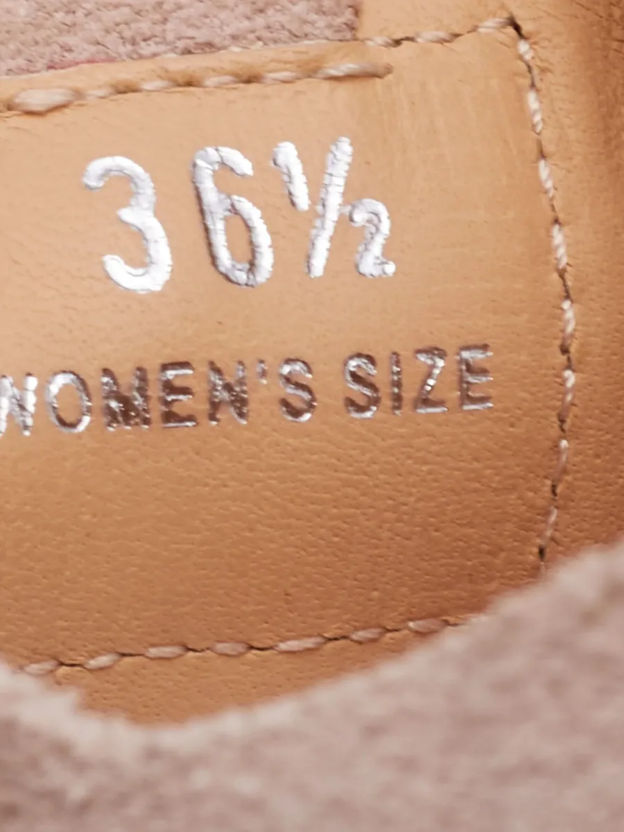 pre-owned suede perforated sneakers 14