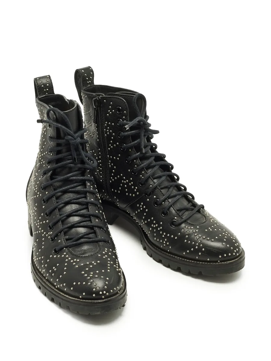 Cruz studded combat boots 9