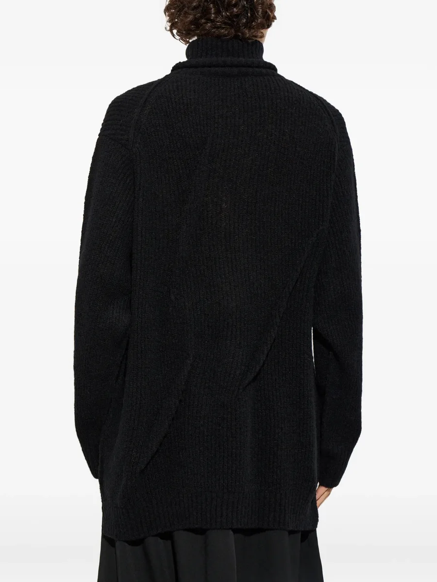 ribbed-knit turtleneck sweater 4