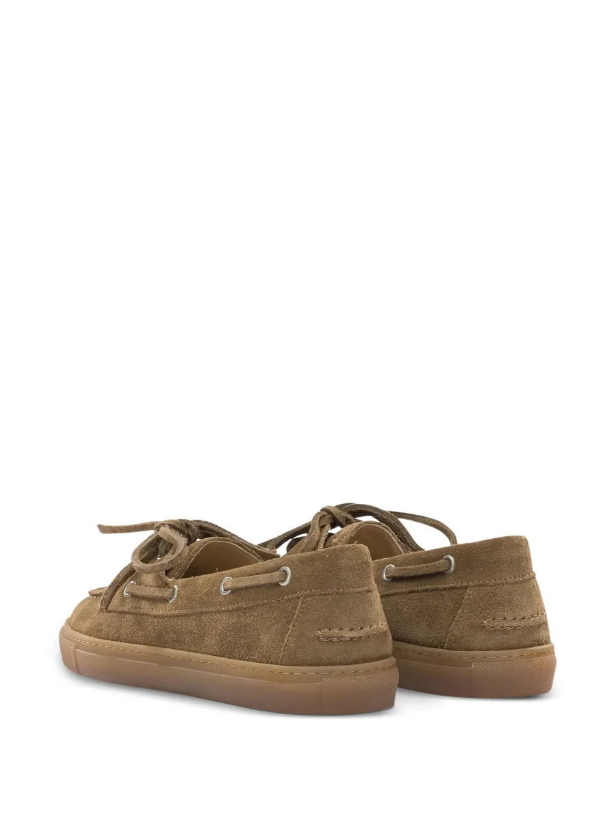 lace-up suede loafers 6