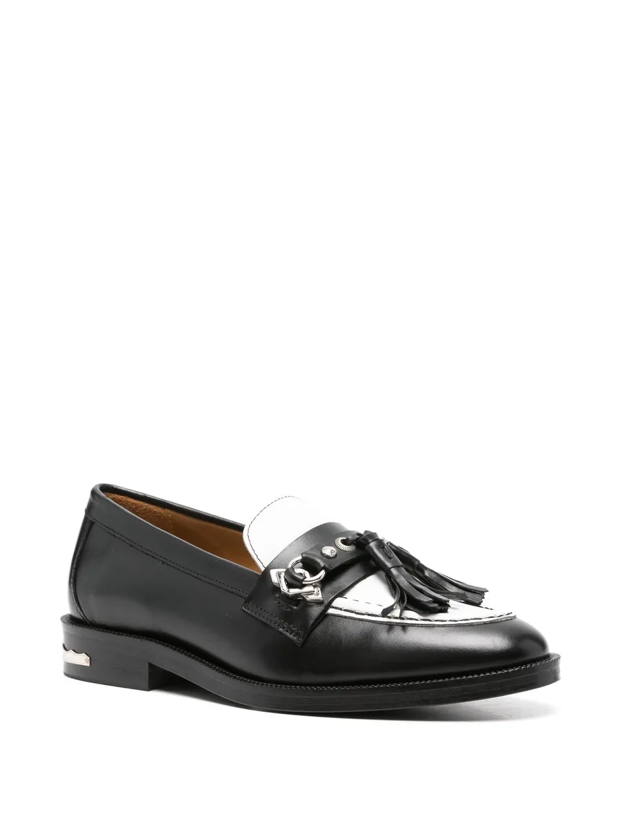 tassel-embellished leather loafers 3