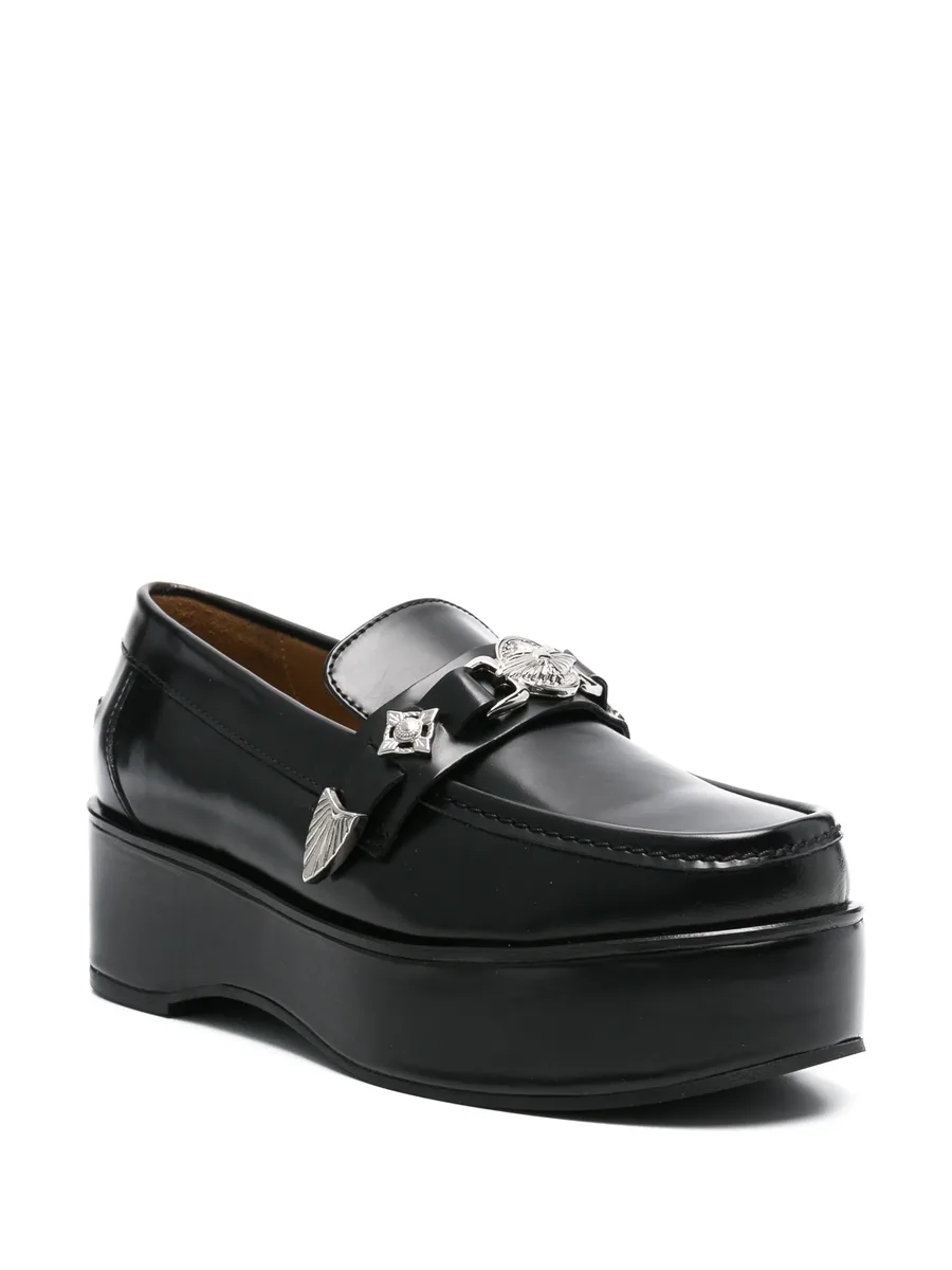 plaque-detailed loafers 3