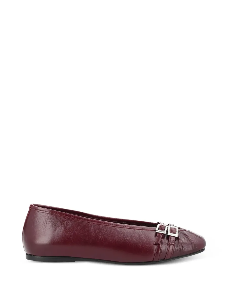 buckled ballet flats 1