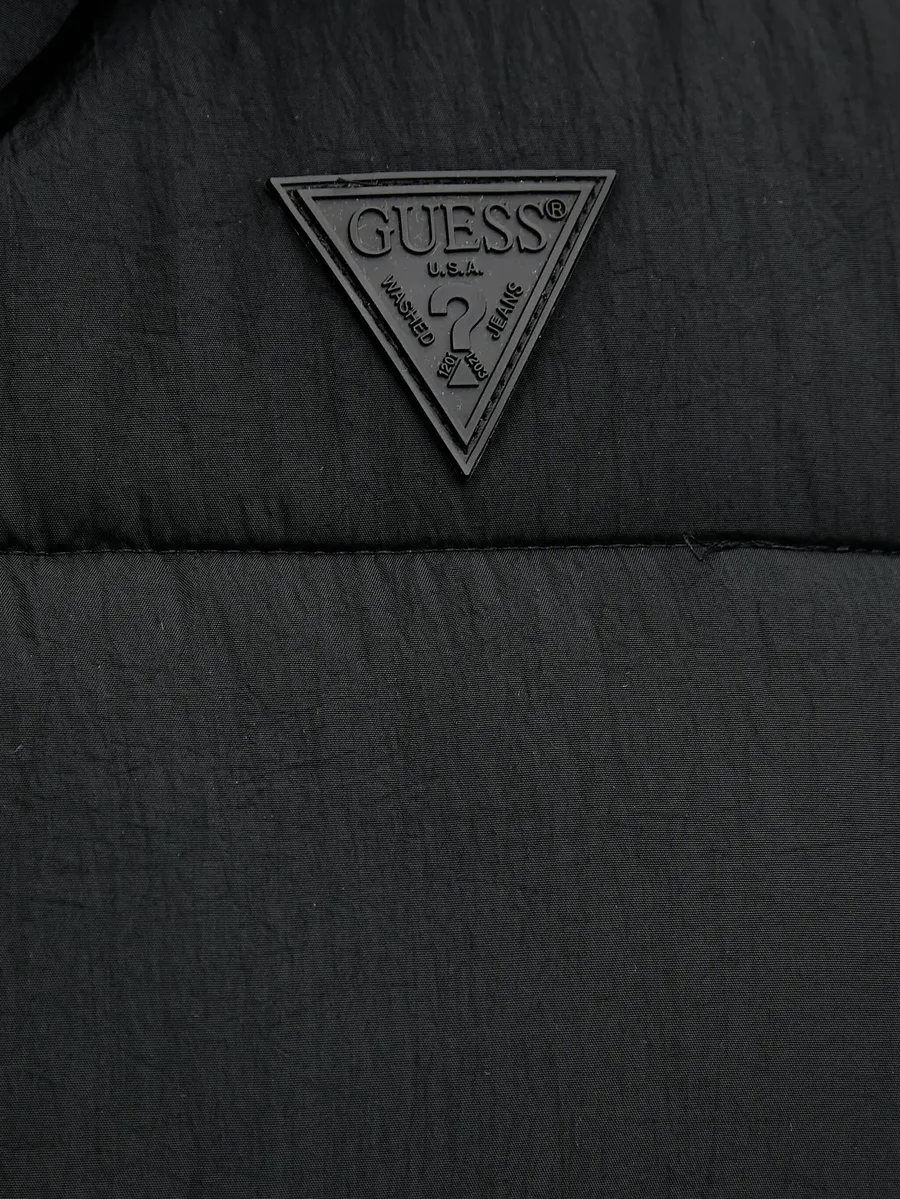 padded logo-plaque gilet 10