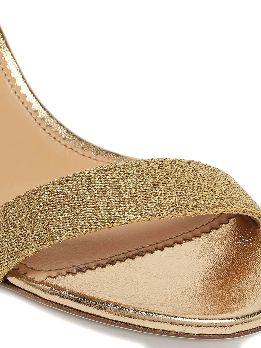 50mm lurex sandals 10