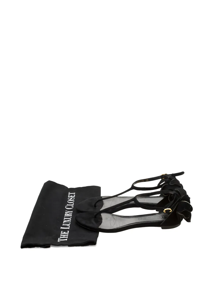 butterfly-detail leather sandals 7