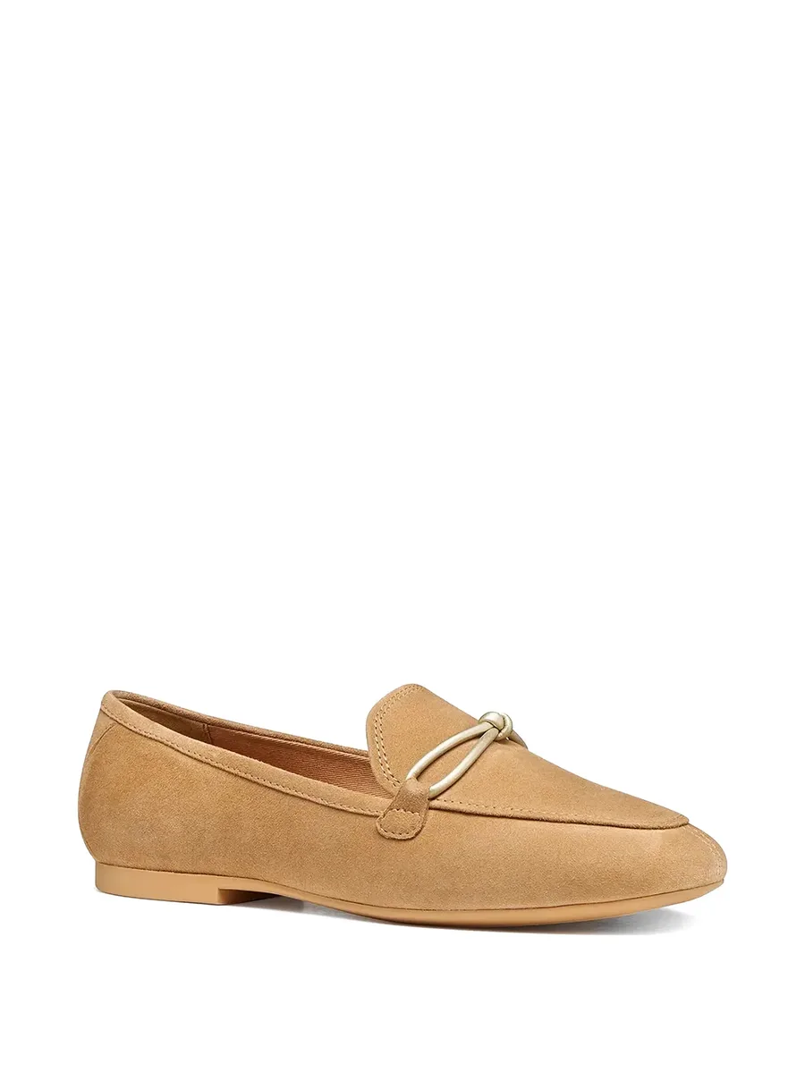 New Palmaria knot-detail suede loafers 3