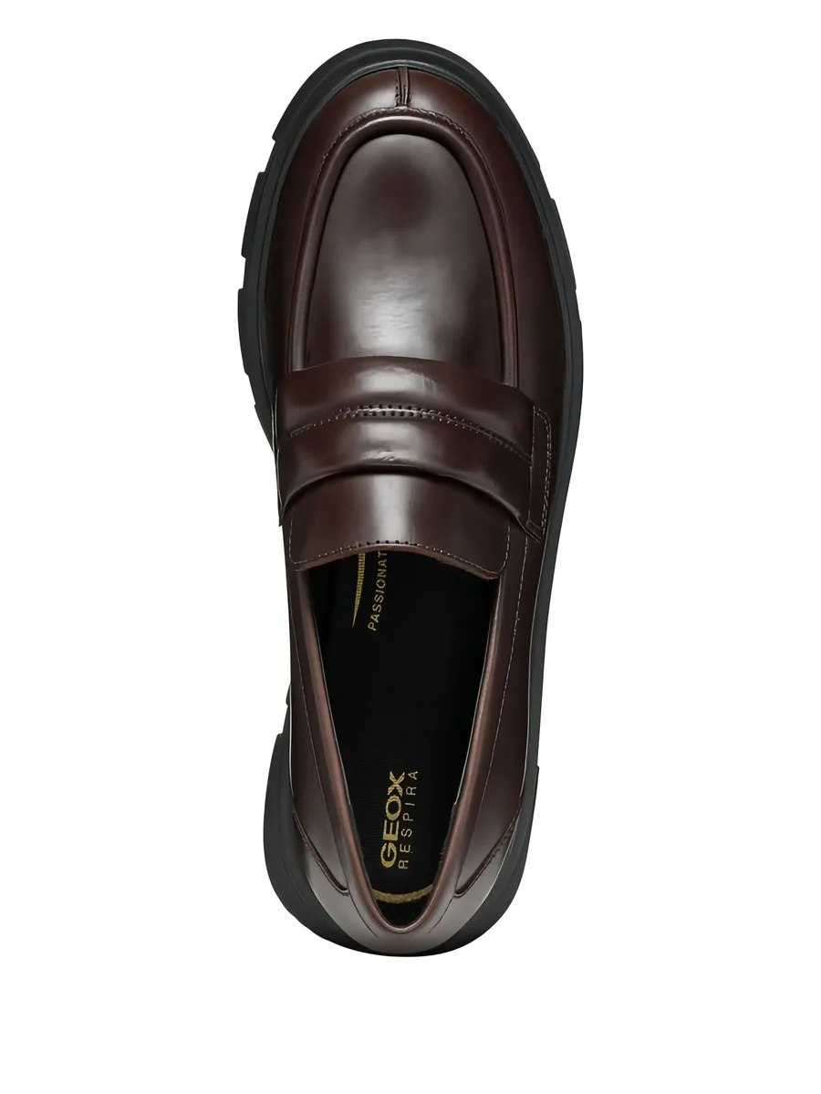 Vilde penny-strap platform loafers 7