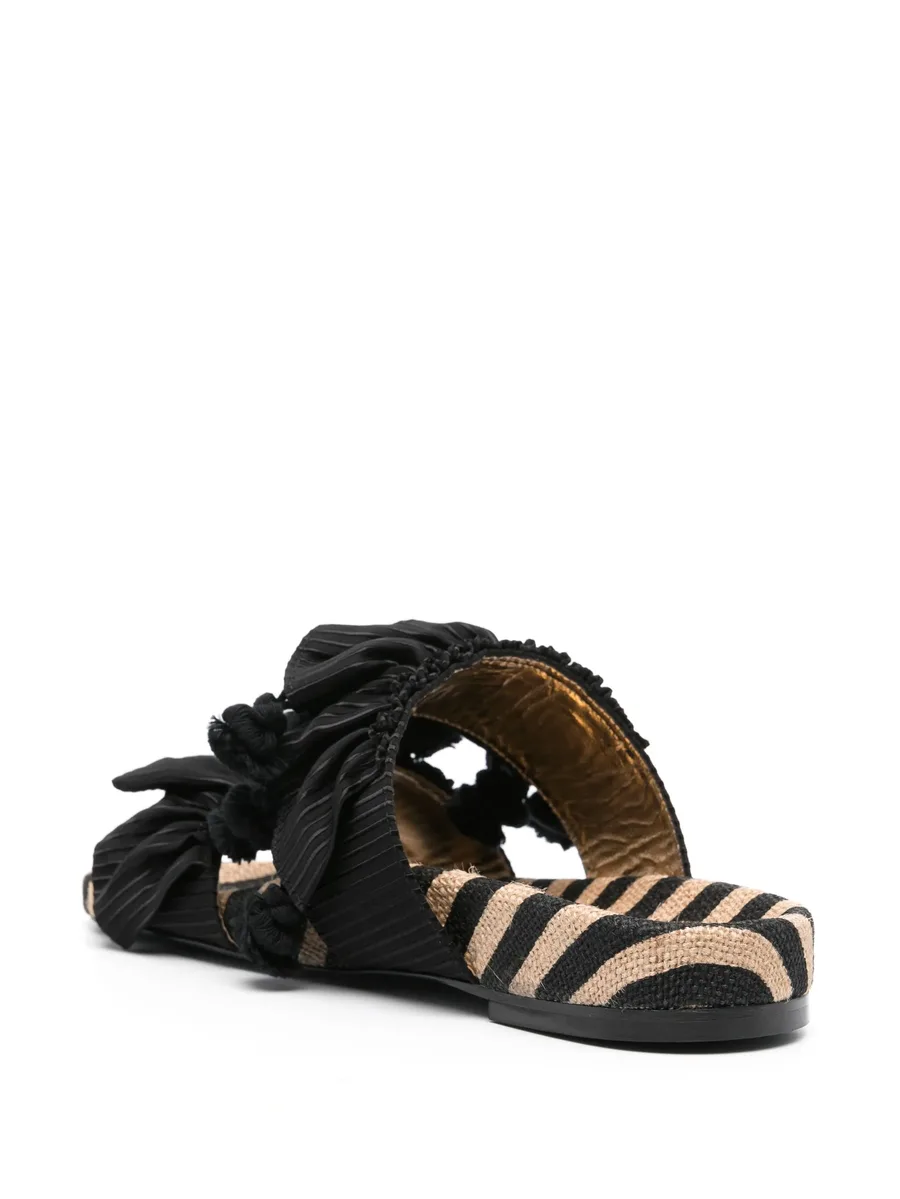 шлепанцы Pimento с помпонами 6