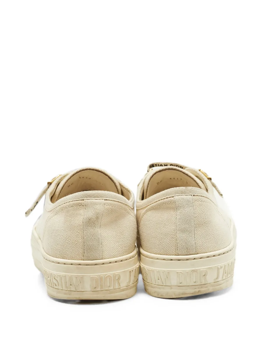 Walk'n'Dior canvas low-top sneakers 10