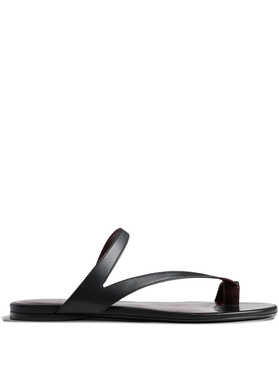 Aimee leather flat sandals 1