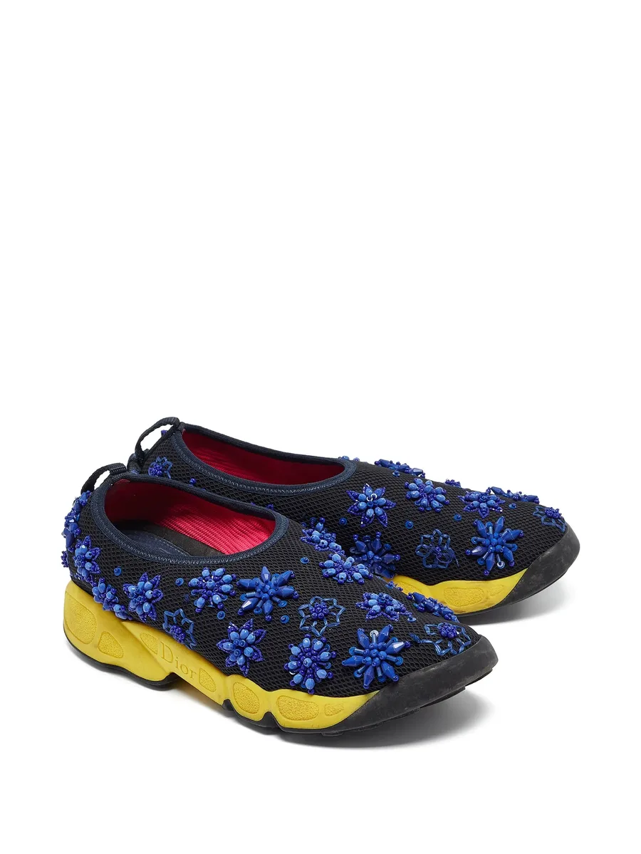 flower-embellished sneakers 9