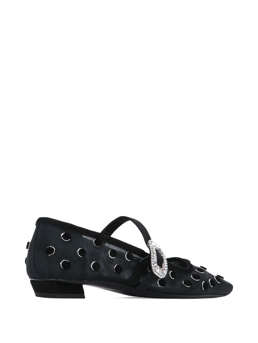 Belle Vivier polka dot mary janes 5
