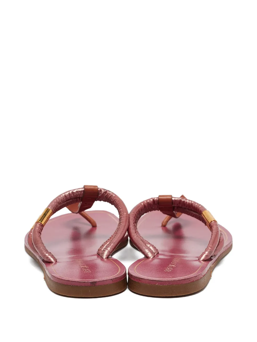 leather T-strap flats 5