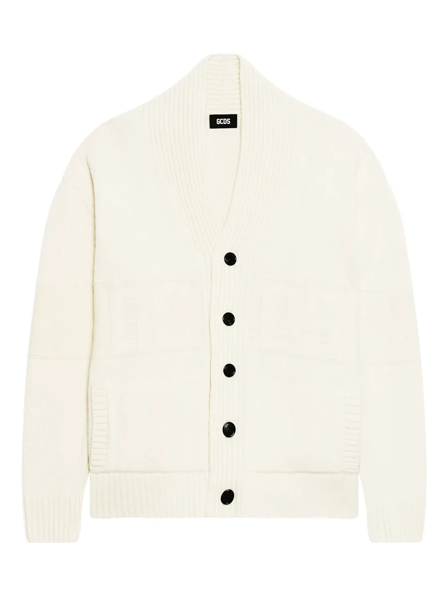 buttoned v-neck cardigan 1