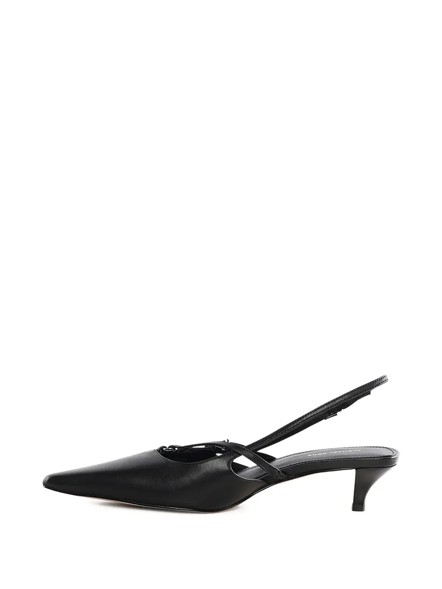 Selina slingback leather pumps 8