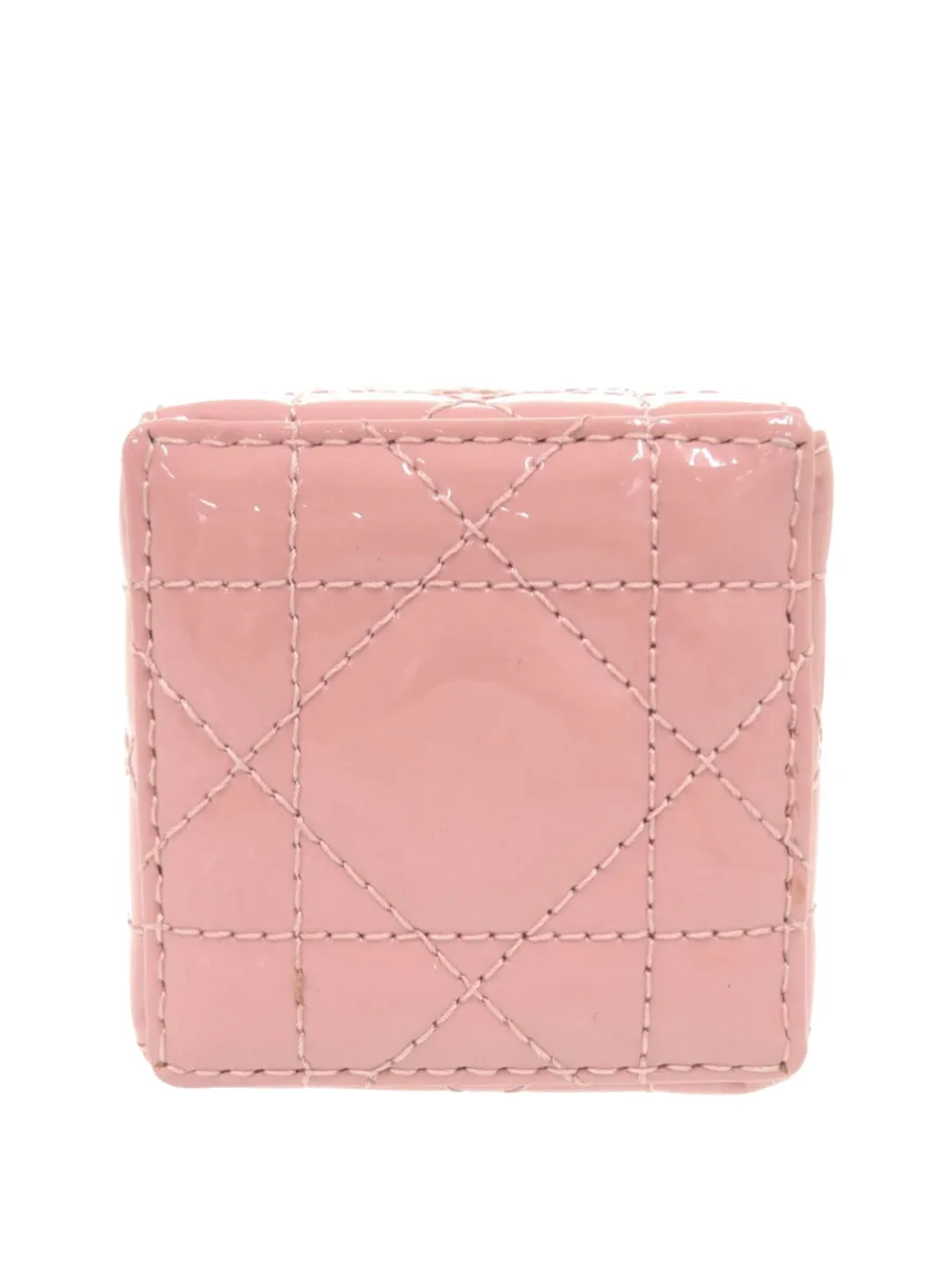 клатч Micro Patent Cannage Lady Dior Cube (2022 год) 5