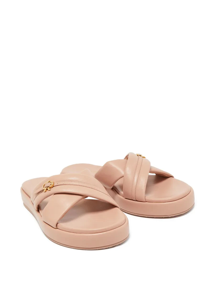 pre-owned Alima flat sandals 10