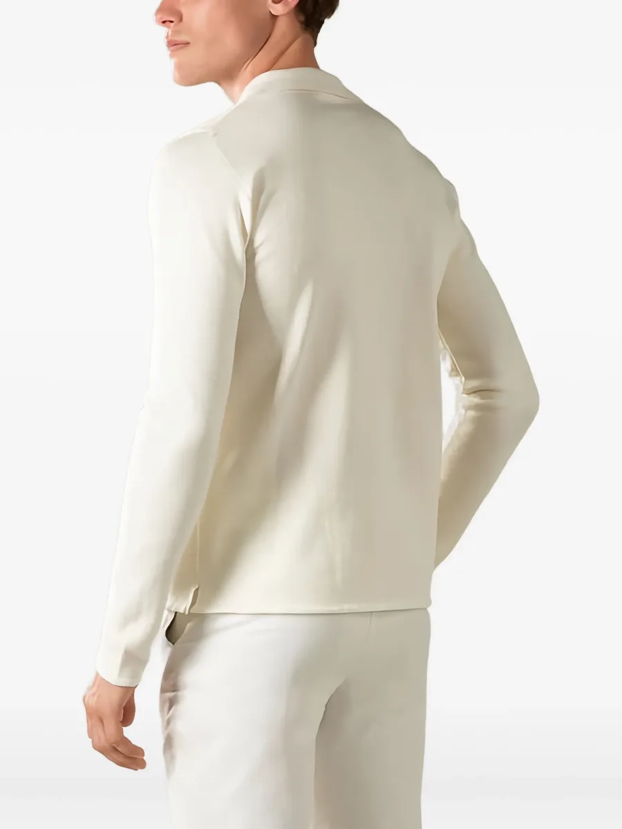 Buttoned knitted shirt 6