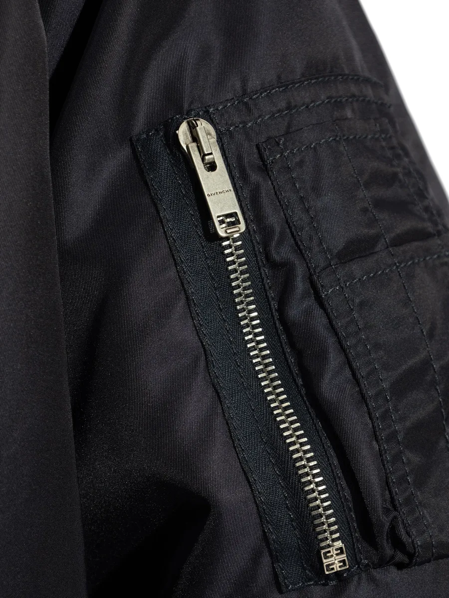 logo-embroidered bomber jacket 12