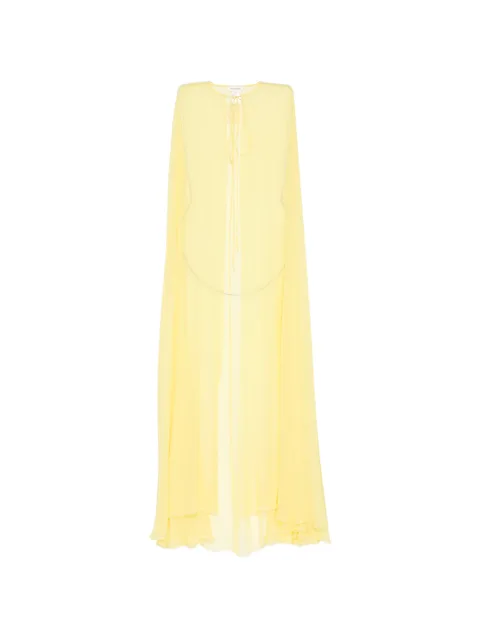 silk chiffon cape