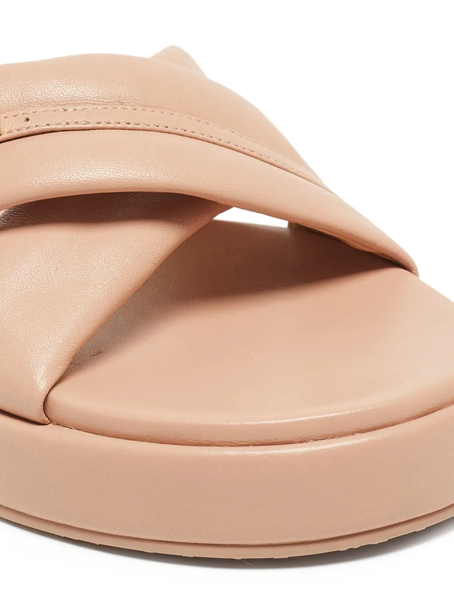 pre-owned Alima cross-strap sandals 9