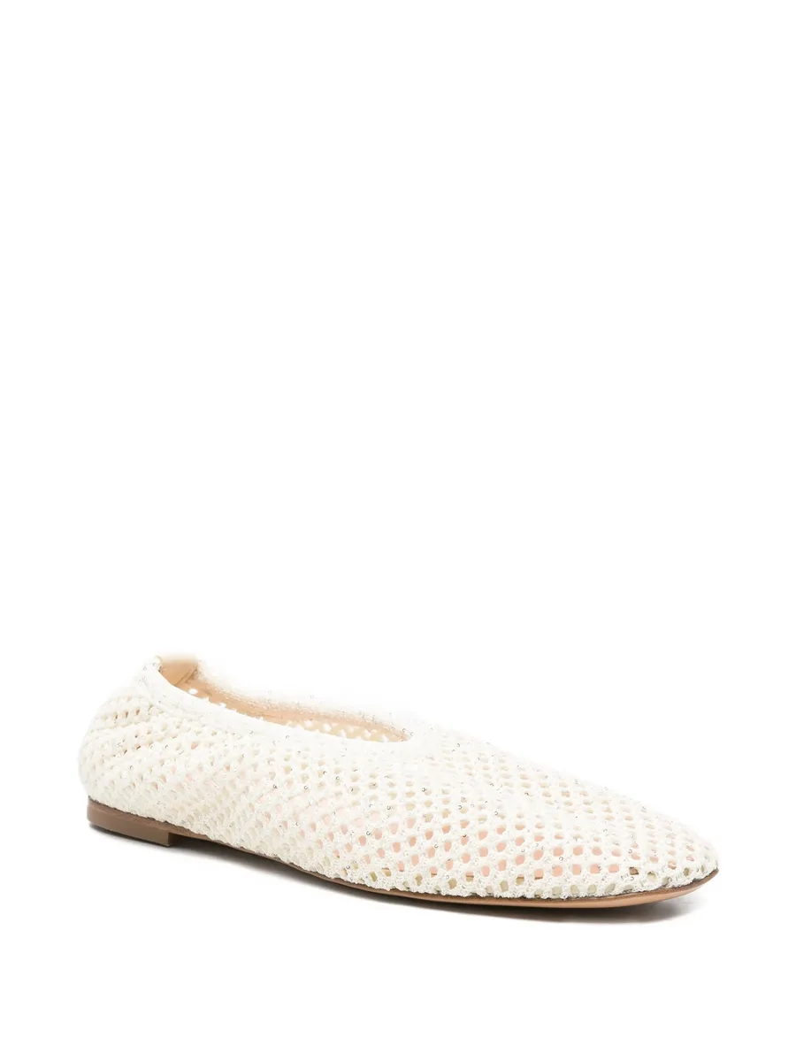 sequin-embellished ballet flats 3