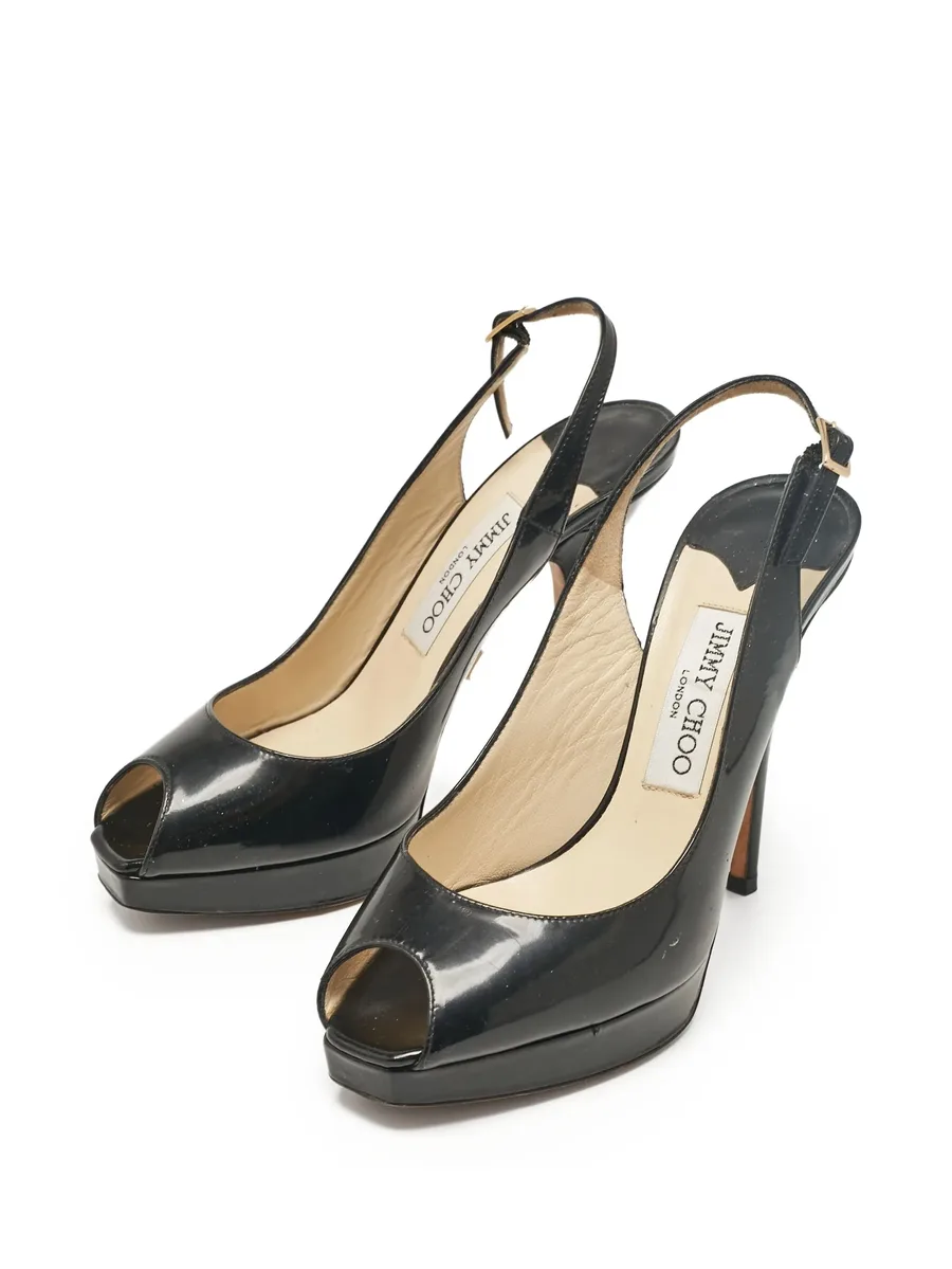 120mm leather heeled sandals 3