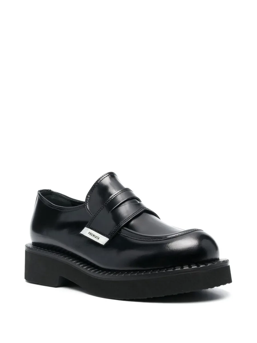 chunky leather lug loafers 3