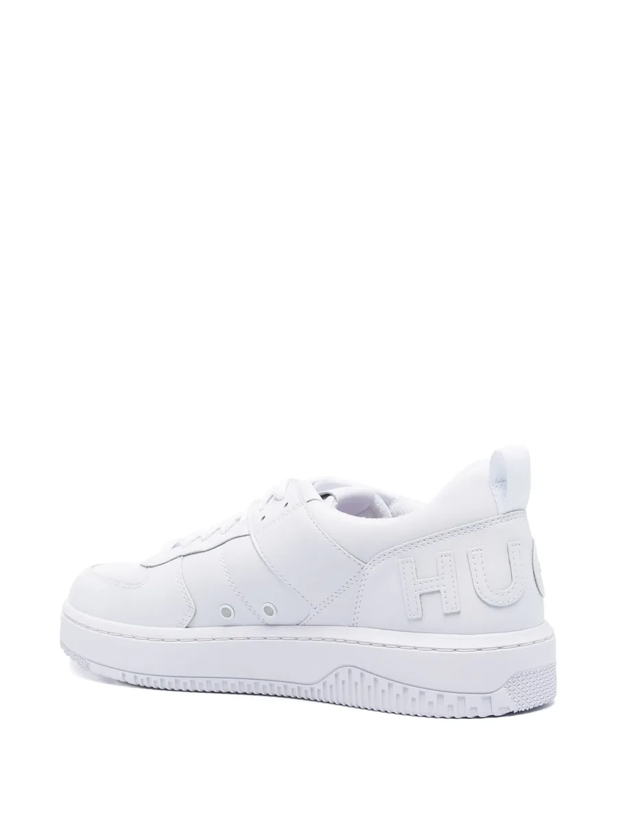 logo-embossed lace-up sneakers 6