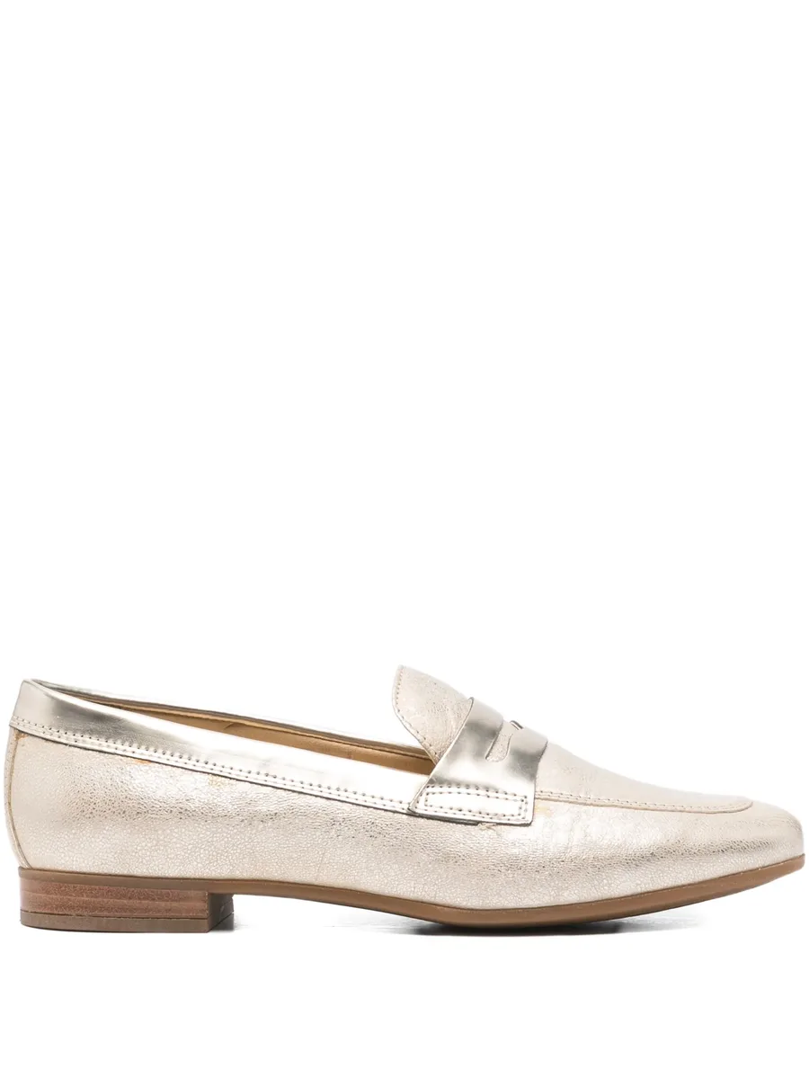 metallic-penny loafers 2
